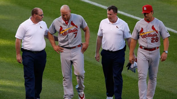 Cardinals place Matt Holliday (quad) on 15-day DL IMAGE